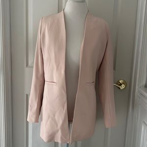 Blush pink blazer